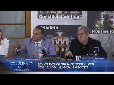 ȘEDINȚĂ EXTRAORDINARĂ LA CONSILIUL LOCAL MUNICIPAL TÂRGOVIȘTE