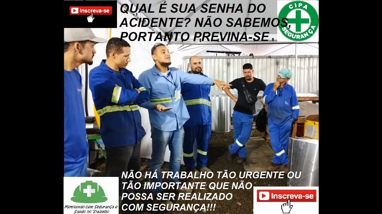 DDS/Palestra motivacional sobre; Qual é sua senha do acidente? previna-se (Rômulo Veras)