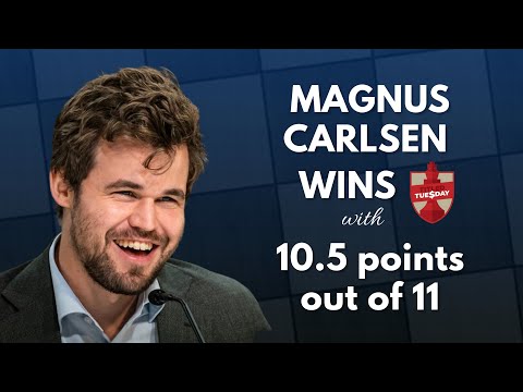 MAGNUS CARLSEN WINS TITLED TUESDAY
