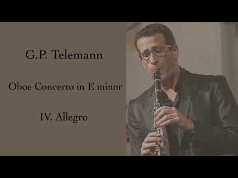 Gilad Harel - Telemann, Oboe Concerto in E minor, IV. Allegro