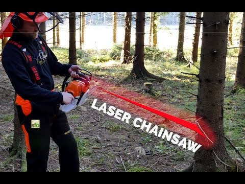 Stihl 2 in 1 Laser Chainsaw Review (with subtitles)