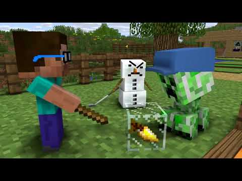 Monster School: Mini Golf - Minecraft Animation