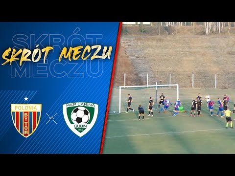 Skrót: BS Polonia Bytom - MKP Carina Gubin 2:1 (1:1) 25.03.2022r. (3 Liga)