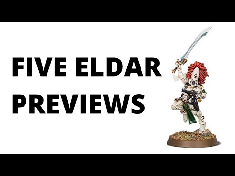 Five Eldar Previews + Leaks - Phoenix Lords, Exarch Relics + More