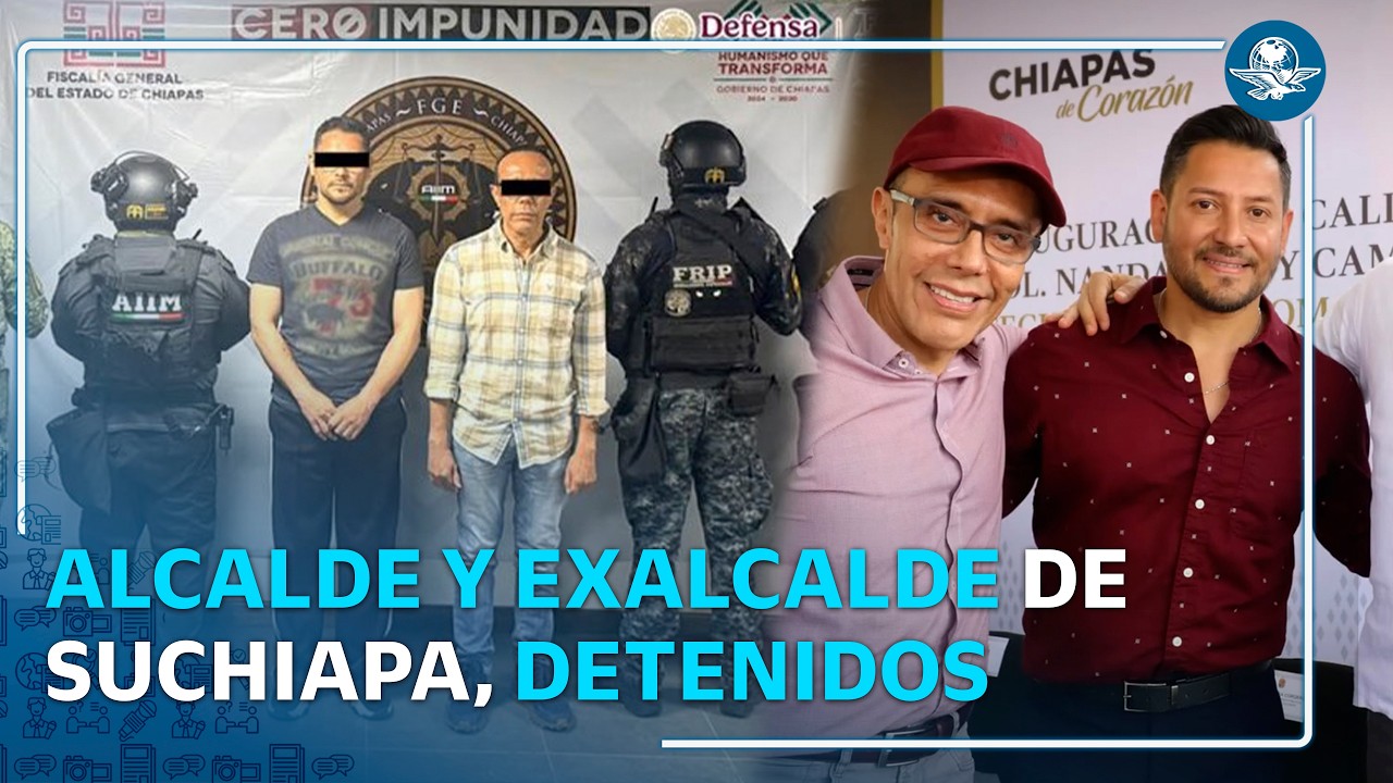 Detienen a alcalde y exalcalde morenistas de Suchiapa, Chiapas, en operativo
