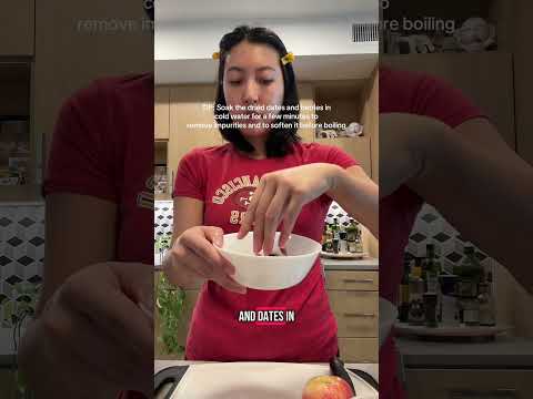 Making my Red Date & Goji Berry Tea Recipe