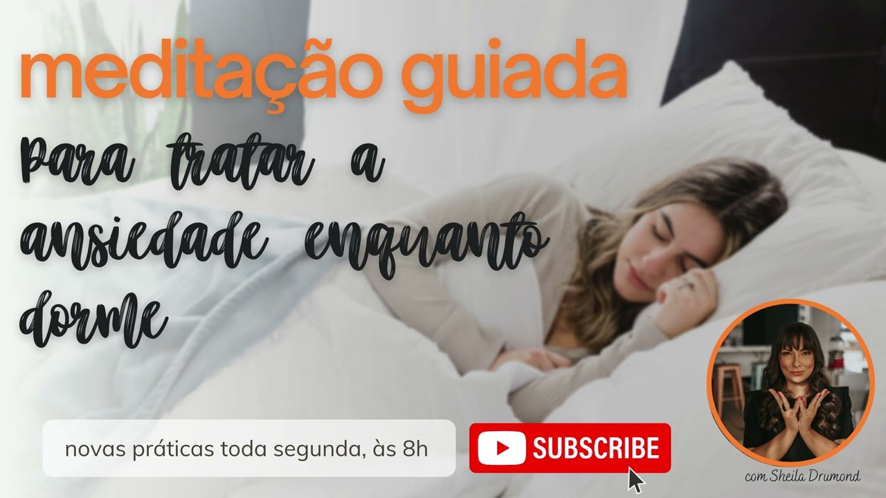 Meditação para tratar a ansiedade (faça antes de dormir) - hipnose, PNL e musicoterapia