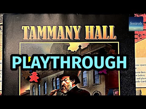Tammany Hall Board Game | Playthrough