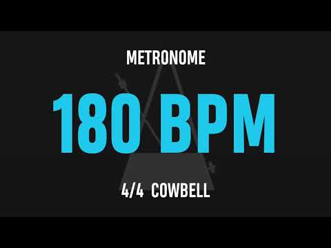 180 BPM 4/4 - Best Metronome (Cowbell)