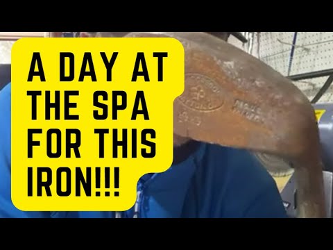 Restoring golf Irons / How to remove rust easily!