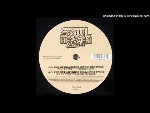 The MuthaFunkaz Feat. Marc Evans - I Don't Want You Anymore (Dub)