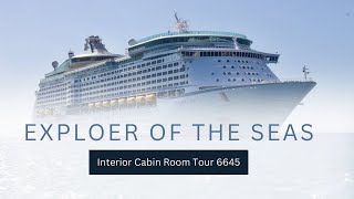 Explorer of the Seas Interior Room 6645 Tour