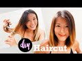 Cut my hair at home (LOB medium haircut) | Watch this before you do a DIY Haircut