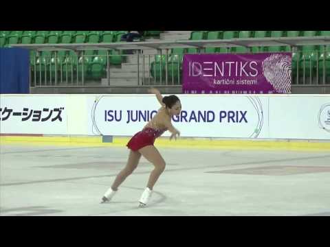 Leah KEISER JGP Ljubljana Cup 2014  FS  (IJS Camera)
