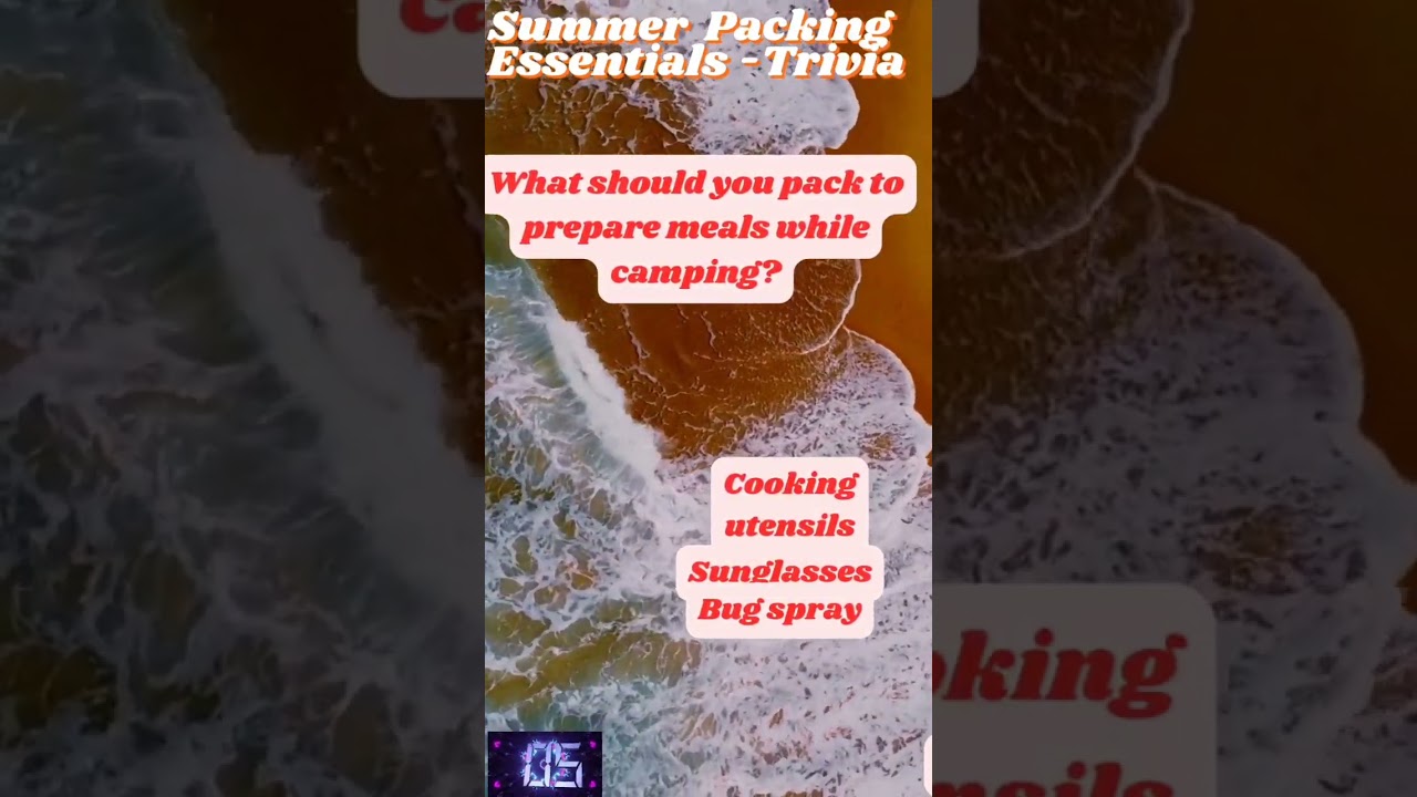 Summer Packing Essentials Trivia #packingessentials #traveltrivia #travelessentials #summer