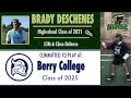 Brady Deschenes 2019-2020 highlights