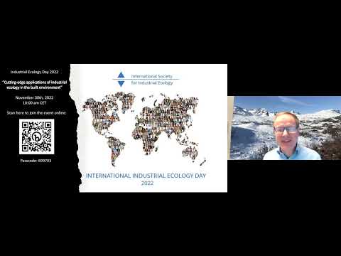 IE day: Cutting edge applications of industrial ecology in the built environment