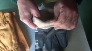 Guantes de piel con forro interior para el trabajo