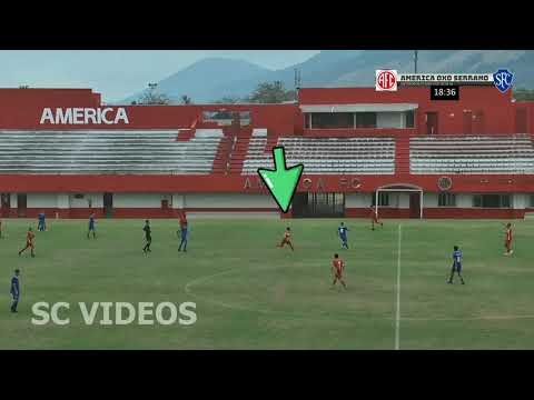 América x Serrano . lances do Gustavo Soares, sub 14 do América F.C.