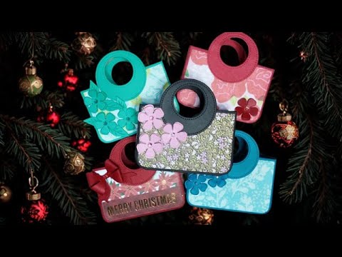 CRAFT FAIR SERIES 2025 - TUTORIAL - ALINA CUTLE TOTE BAG PURSE DIES- GIFT CARD HOLDER #alinacutle