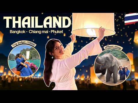 *Magical* Thailand Vlog 🇹🇭 Lantern Festival, Bangkok, Phuket 🏖️✨ Alfiya Karim Khan