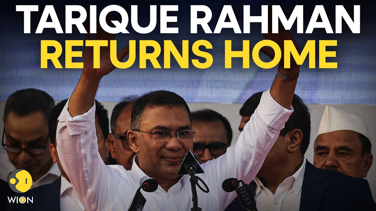 Bangladesh LIVE: Tarique Rahman Returns After 17 Years, Raises Questions Over BNP’s Future | WION