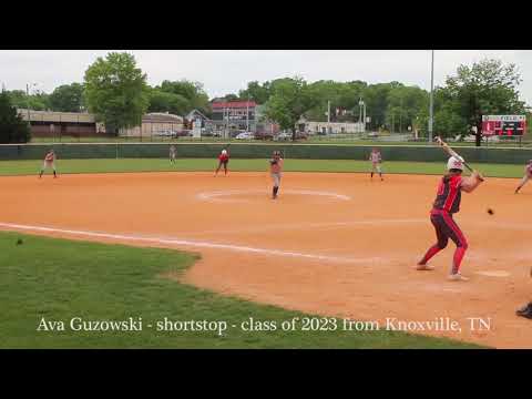 Ava Guzowski Softball Skills Video - Class of 2023 SS/UTL (first year 14U highlights - spring 2018)