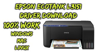 Epson EcoTank L3151 Driver