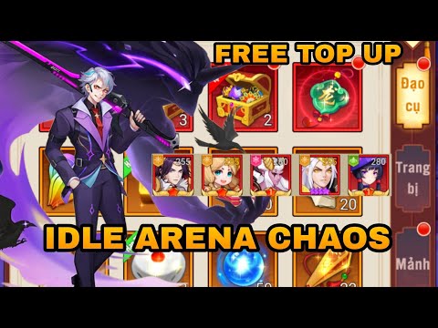Idle Arena Chaos P-Server - Free Top up + Free Hero ★5 + Red Weapon Set  - LV 79 & More