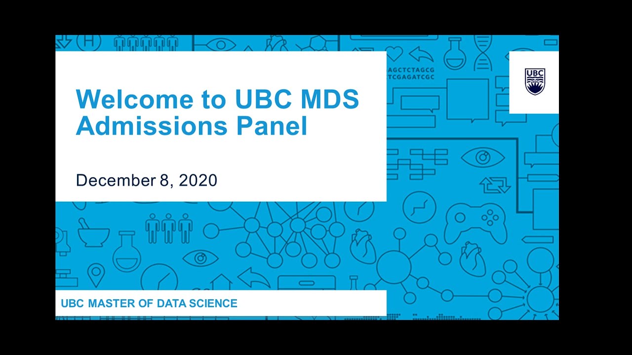 UBC MDS Admissions Q&A (December 2020)