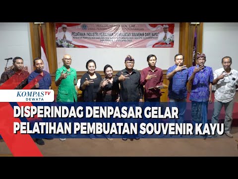 Disperindag Denpasar Gelar Pelatihan Pembuatan Souvenir Kayu