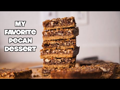 Super Easy Pecan Bars That Are Better Than Pecan Pie