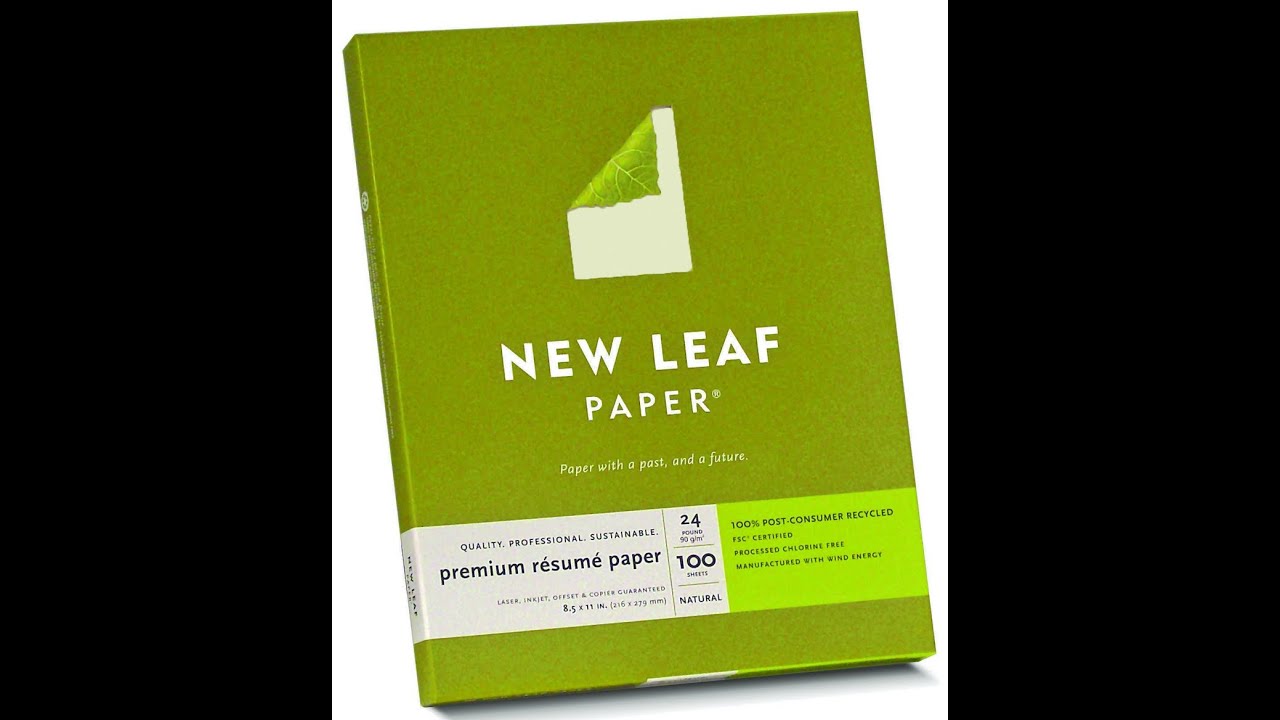 Review: New Leaf Paper