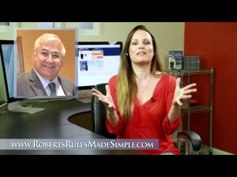 Robert's Rules Revealed: Ep. 5 - What to Include in the Minutes