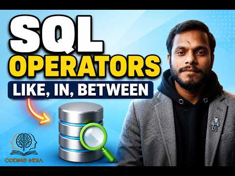 Sql Pattern Matching Explained Like In Between Operators Sql Tutorial 2026 Coding India