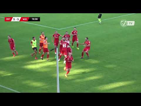 Sokół Ostróda - Widzew Łódź 1:2 - Bramka Daniela Świderskiego