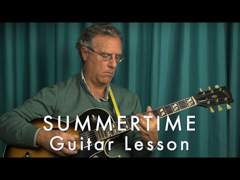 SUMMERTIME easy jazz guitar tutorial