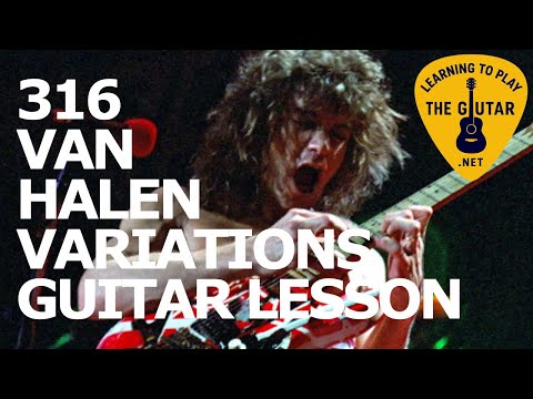 316 - Van Halen Variations Guitar Lesson / Tab