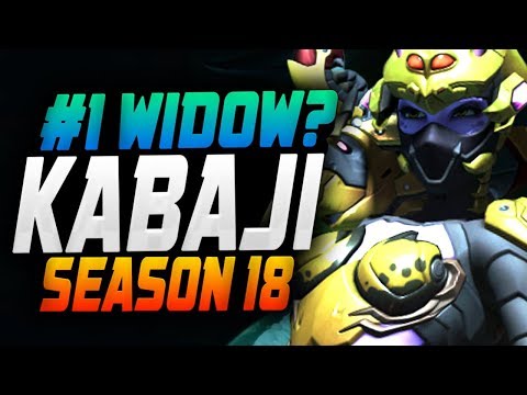KABAJI DOMINATING AS WIDOW! [ OVERWATCH SEASON 18 TOP 500 ]