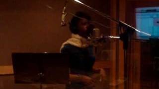 In the studio with Nina Vidal as she records Sting's "Fragile"