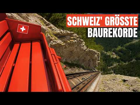 So baut NUR die Schweiz – REKORDE zwischen Gletschern und Abgründen!