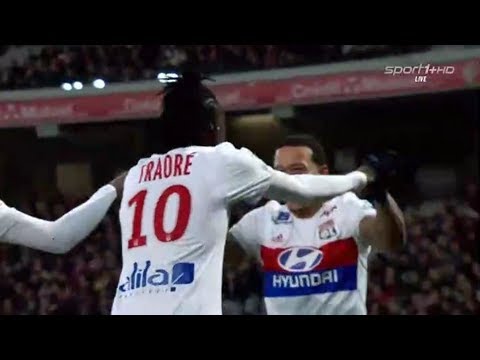 Bertrand Traore Goal HD - Lille 0-1 Lyon 18.02.2018 / 1080P