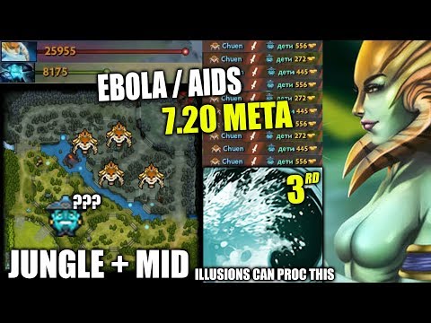 NEW IMBA 400IQ Farm Jungle META Is Back 7.20 Patch Naga EPIC Pro Mid Carry Craziest Fun Dota 2