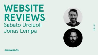 🔴 Live Jury Website Reviews | Jonas Lempa & Sabato Urciuoli
