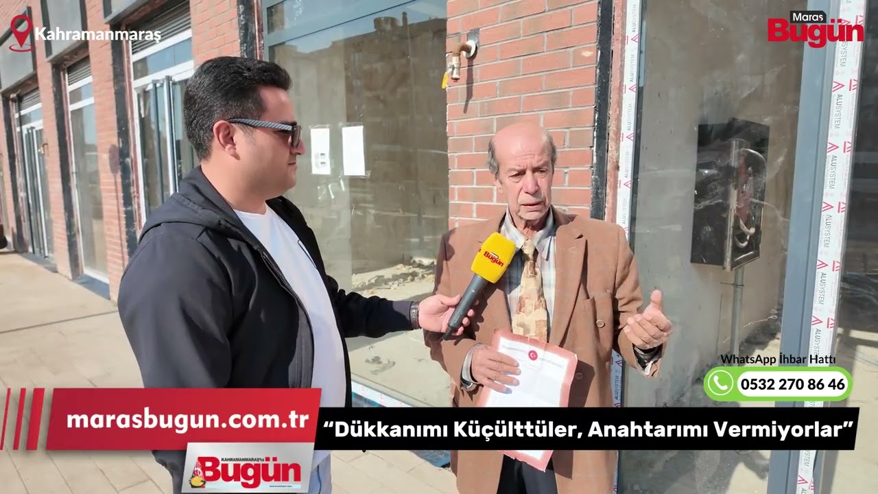 Depremzede Esnafın İsyanı: “Dükkanım Küçültüldü, Anahtarımı Vermiyorlar”