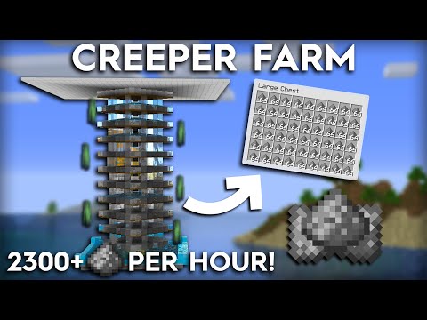 Shulkercraft - Minecraft Creeper Farm - Efficient Creeper Only Design - 1.16/1.15