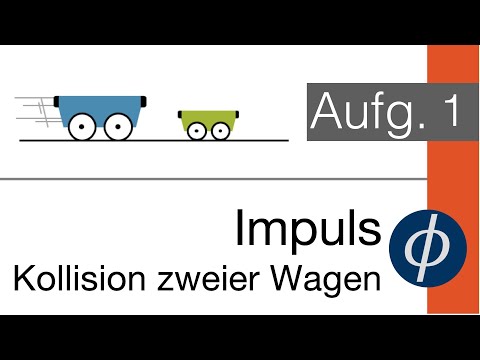 Impuls am Beispiel verstanden - Elastische Kollision zweier Wagen (0046)