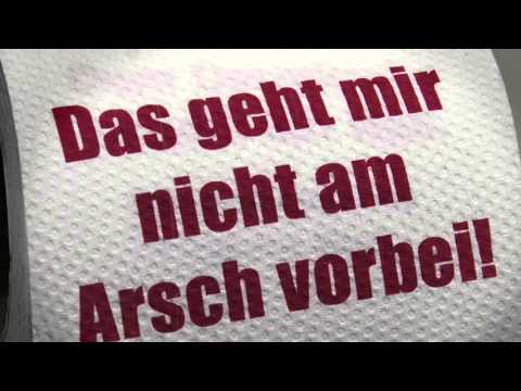 ROTE HOSE Toilettenpapier in Szenekneipen