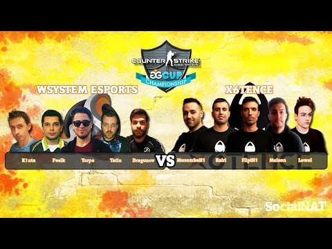 GGCUP CSGO Grupo B: WSystem VS Team x6tence