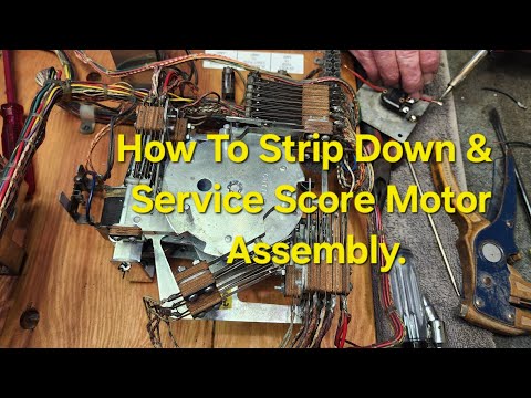 Demontage des Gottlieb Score-Motorrahmens und der Nockenbaugruppe.